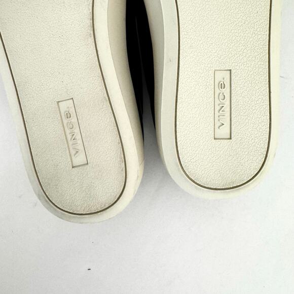 Vince Ghita Croc-Embossed Slip-On Loafer Sneakers Leather Green/White | 8M - Picture 13 of 14